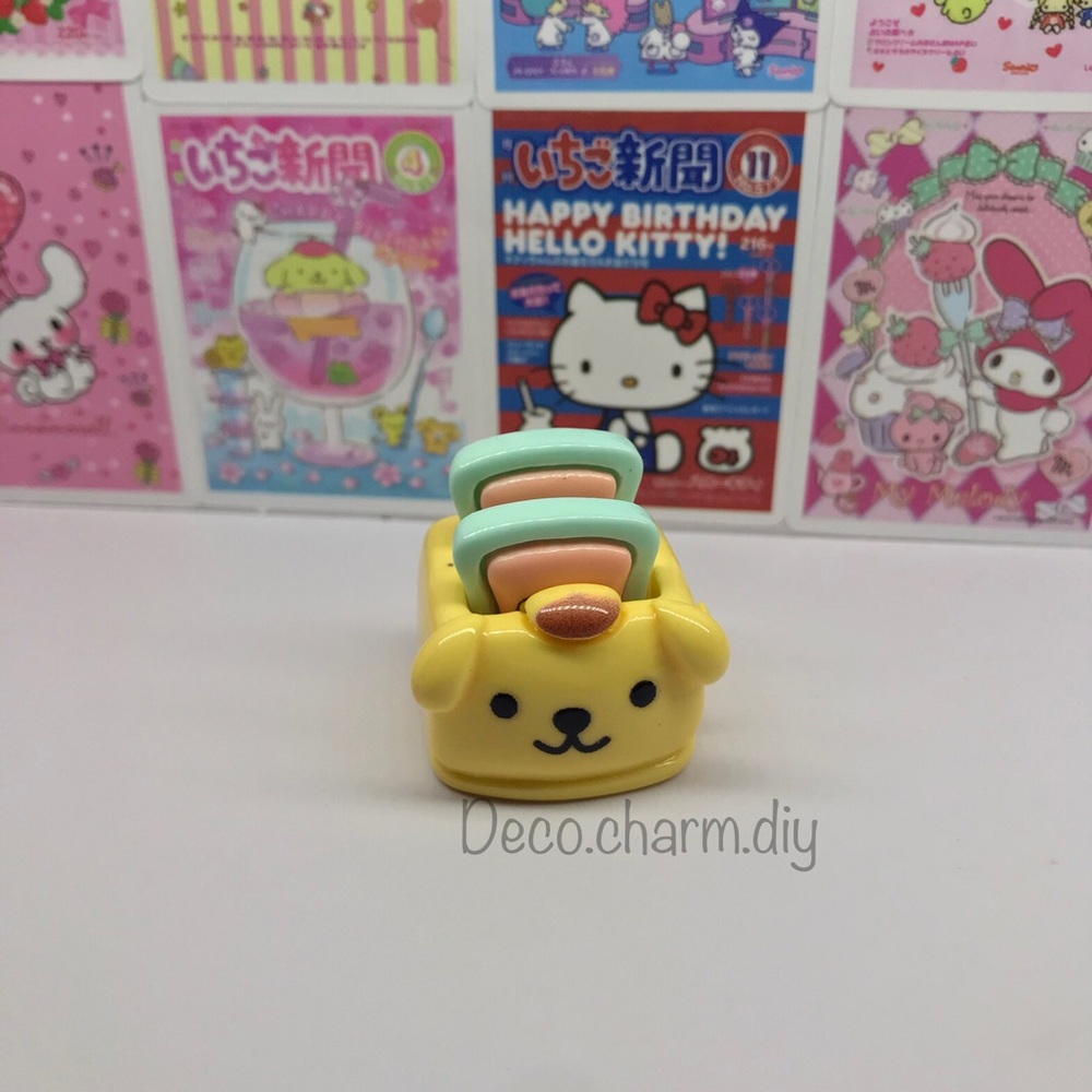 Sanrio Kawaii Pompompurin Toaster Charm